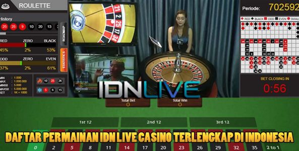 Daftar Permainan IDN LIVE Casino Terlengkap di Indonesia